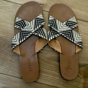 Jcrew criss cross slide sandal